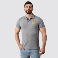 Giordano Polo 3D Lion Dark Grey